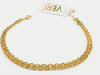 Pulseira Grumet Dupla com Zircônias Banho de Ouro 18k Veri