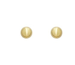 Brinco Esfera Elegante com Banho em Ouro 18k Veri