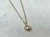 Colar Feminino Pingente Gota Zircônias Banho a Ouro 18k - Veri