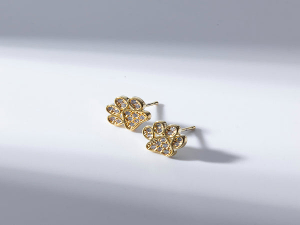 Brinco Patinha com Zircônias Banhado a Ouro 18k | Veri