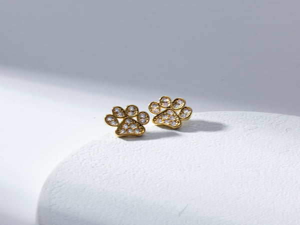 Brinco Patinha com Zircônias Banhado a Ouro 18k | Veri