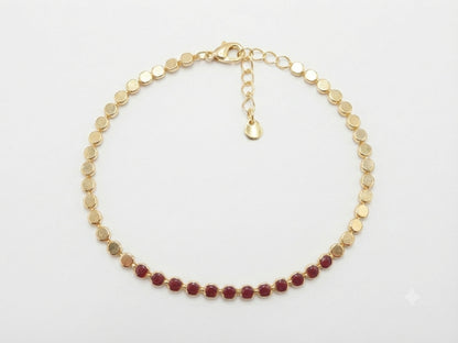 Pulseira Feminina Mini Esferas Zircônias Ouro 18k Veri