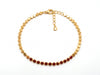 Pulseira Feminina Mini Esferas Zircônias Ouro 18k Veri