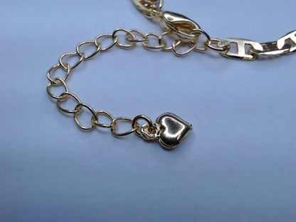 Colar Piastrine Banhado a Ouro 18k com Zircônias - Veri