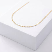Colar Piastrine Banhado a Ouro 18k com Zircônias - Veri
