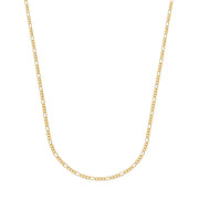 Corrente Dourada Masculina Elo 3x1 3mm Banho Ouro 24k - Belice Joias