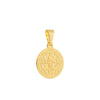 Pingente Medalha São Jorge Masculino Ouro 24k | Belice Joias