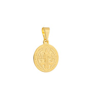 Pingente Medalha São Jorge Masculino Ouro 24k | Belice Joias