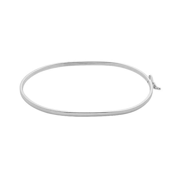 Pulseira Bracelete Oval Feminino em Prata 925 - Belice Joias