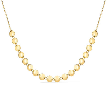 Choker Dourada de Esferas Banhada a Ouro 24K - Belice Joias