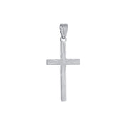 Pingente de Cruz Masculino Ródio Ouro Branco - Belice Joias