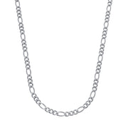 Corrente Masculina Prateada Elo 3 por 1 4mm 65cm | Belice Joias
