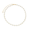 Colar Dourado com Trevos Brancos Banhado a Ouro 24k - Belice Joias