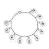 Pulseira Prateada 10 Mandamentos em Ouro Branco - Belice Joias