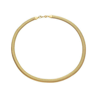 Colar Lacraia Dourado Banhado a Ouro 24k Antialérgico - Belice Joias