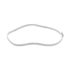 Pulseira Bracelete Ondulado Prata 925 Feminina - Belice Joias