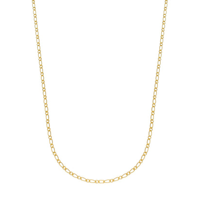 Corrente Masculina Dourada Elo 1x1 Banho Ouro 24k - Belice Joias