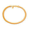 Pulseira Dourada Rabo de Rato Banhada a Ouro 24K - Belice Joias