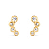 Brinco Banhado a Ouro 24K 4 Pontos de Luz - Belice Joias