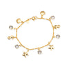 Pulseira Feminina Dourada Fundo do Mar Ouro 24K - Belice Joias