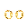 Brinco Dourado Elo Corrente Banhado a Ouro 24K - Belice Joias