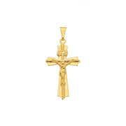 Pingente Crucifixo Masculino Banhado a Ouro 24k - Belice Joias