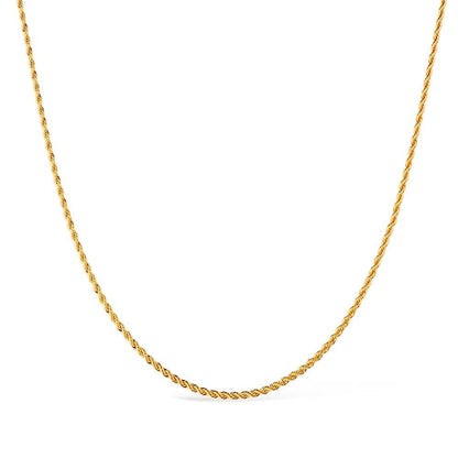Colar Malha Baiana Dourado Banhado a Ouro 24k | Belice Joias