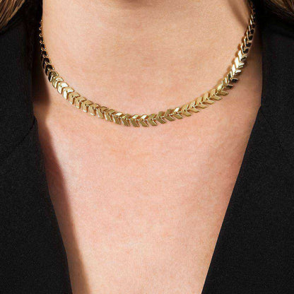 Colar Choker Dourado de Seta Banhado a Ouro 24K Belice Joias