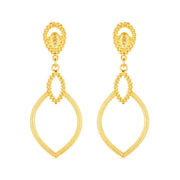 Brinco Dourado Gota de Gala Banhado a Ouro 24K - Belice Joias