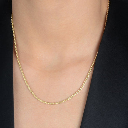 Colar Malha Baiana Dourado Banhado a Ouro 24k | Belice Joias