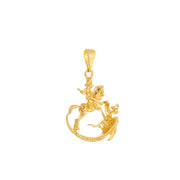 Pingente São Jorge Masculino Banho Ouro 24k - Belice Joias