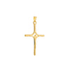 Pingente Crucifixo Masculino Banhado a Ouro 24K - Belice Joias