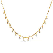 Choker Dourada Pontos de Luz Banhada a Ouro 24K - Belice Joias