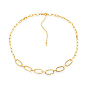Choker Dourada Corrente com Extensor Banho de Ouro 24K - Belice Joias