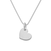 Colar Feminino com Pingente Coração em Prata 925 - Belice Joias