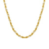 Colar Baiano Bicolor Dourado e Prateado Ouro 24K - Belice Joias