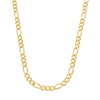 Corrente Masculina Dourada Elo 3x1 5mm Ouro 24k - Belice Joias